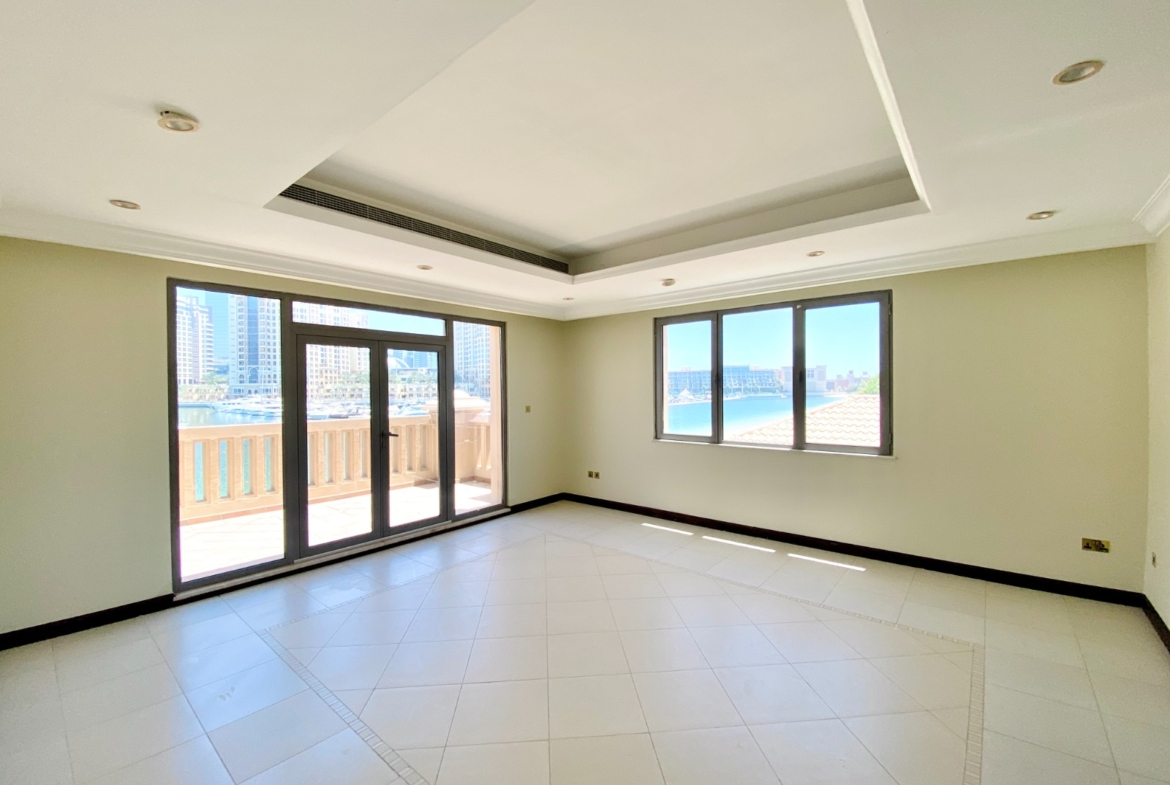 Marina View | G+2 Villa | Beach Access | Private pool